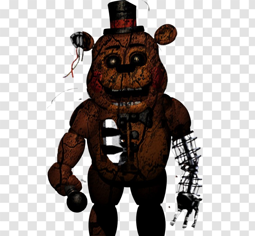 Five Nights At Freddy's 2 Animatronics Game Toy - Withered Rattan Transparent PNG