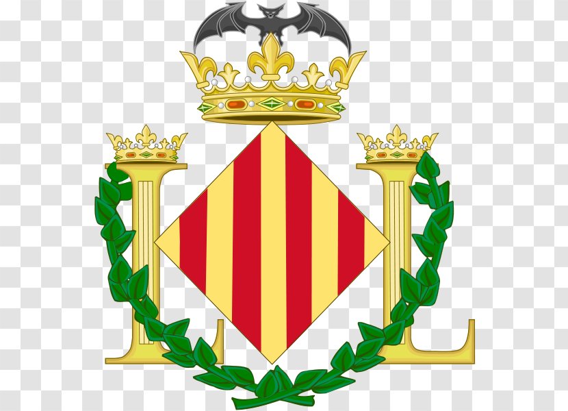 Kingdom Of Valencia Coat Arms The Crown Aragon - Supporter - Metal Letters Transparent PNG