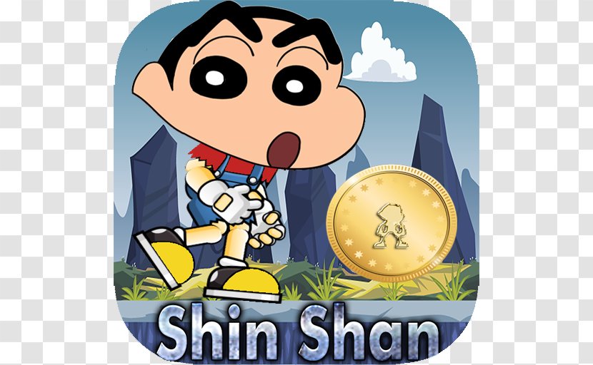 Crayon Shin-chan Fiction Shape Of You Cartoon Song - Shinchan Transparent PNG