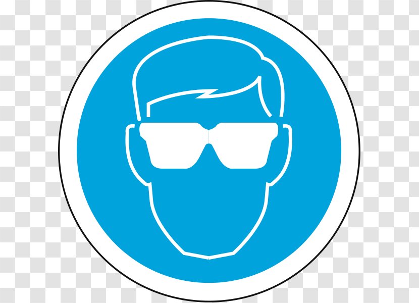 Eye Protection Glasses Sign Occupational Safety And Health - Security Transparent PNG
