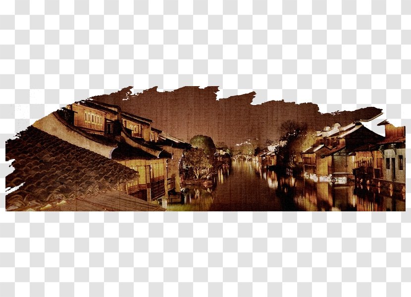 Jiangnan - Property - Hand Painted Water Transparent PNG