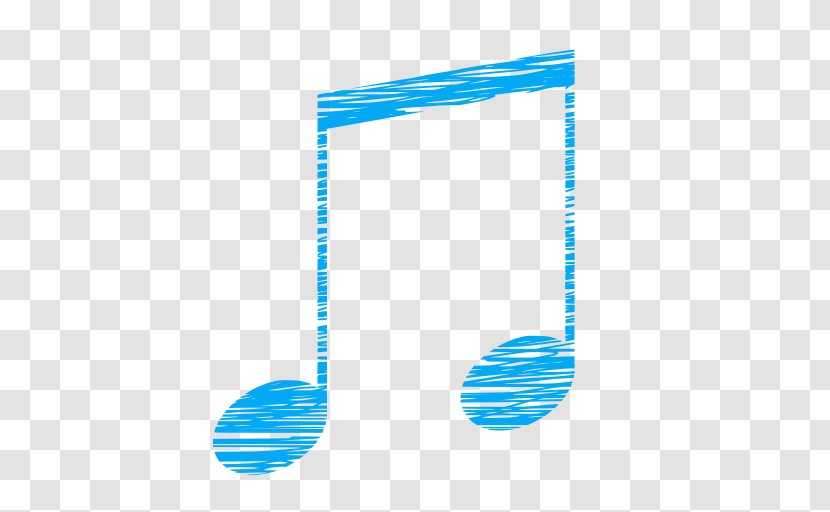 Quarter Note - Sheet Music - Teal Turquoise Transparent PNG