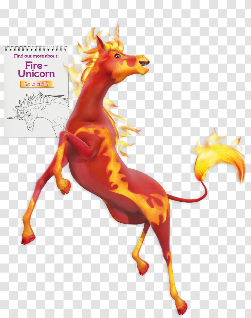 The Fire Unicorn Mia And Me - Elves Dragon Blossom Tree Part 1 - Season Dragon; 1Unicorn Transparent PNG