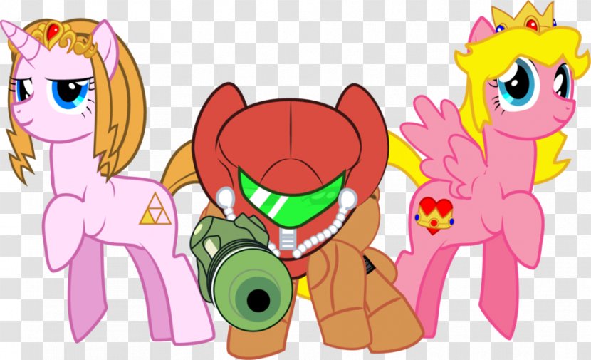 Pony Princess Peach Nintendo Horse Zelda - Silhouette - Power Ponies Villains Transparent PNG