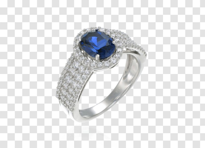 Sapphire Ring Diamond Jewellery Gemstone Transparent PNG