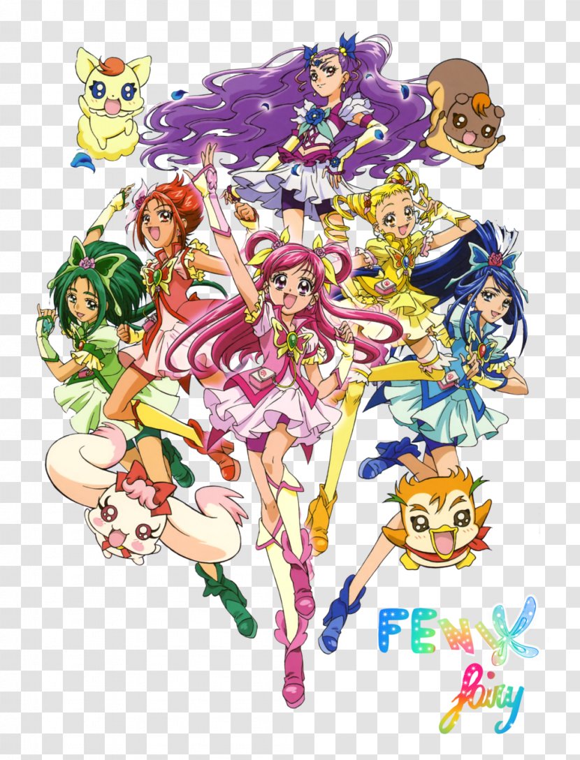 Pretty Cure Fantasy Fan Art Sailor Senshi - Silhouette - Yes Precure 5 Transparent PNG