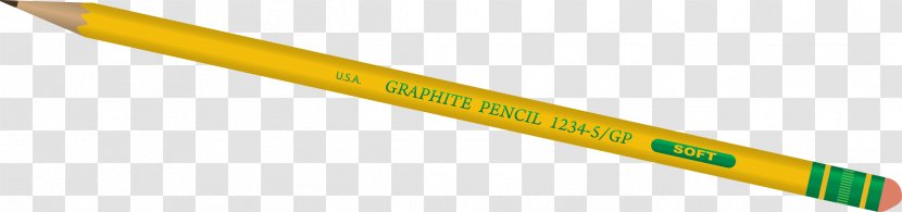 Brand Yellow Material Font - Big Pencil Cliparts Transparent PNG