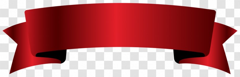Banner Paper Clip Art - Red Transparent PNG