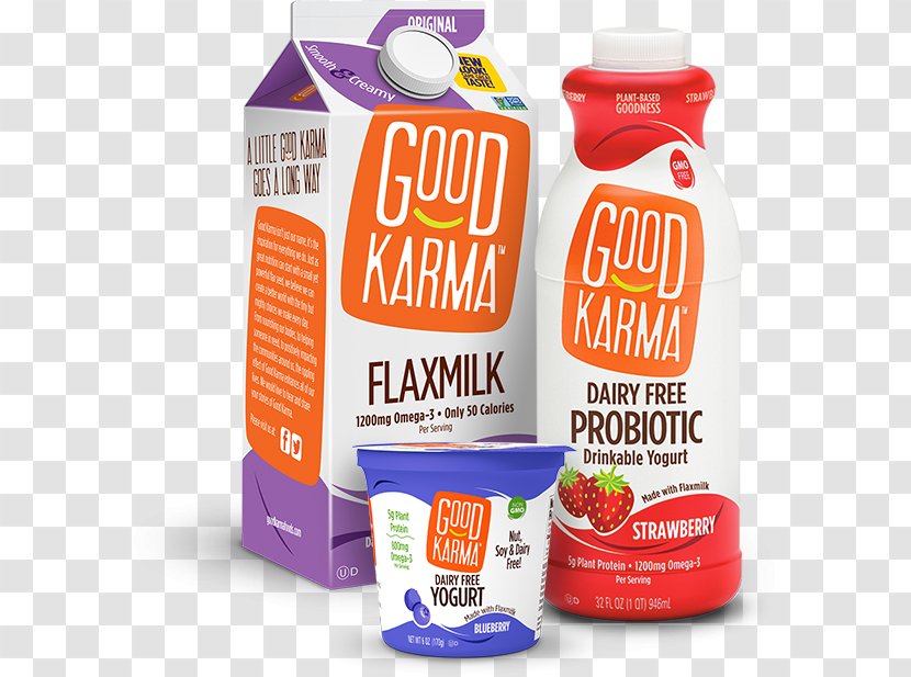 Milk Substitute Good Karma Foods Cream Flax - Dean Transparent PNG