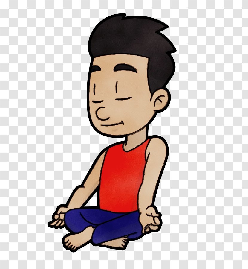 Meditation Cartoon Video Animation Mind - Child - Sitting Thumb Transparent PNG