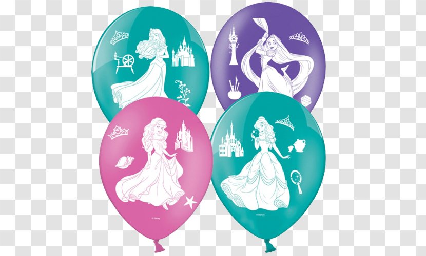 Balloon Belle Ariel Cinderella Rapunzel - Frozen Transparent PNG