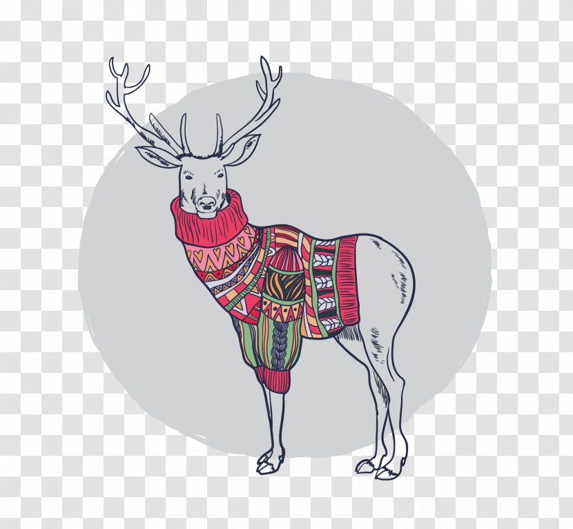 Reindeer Antler Character Cartoon Transparent PNG