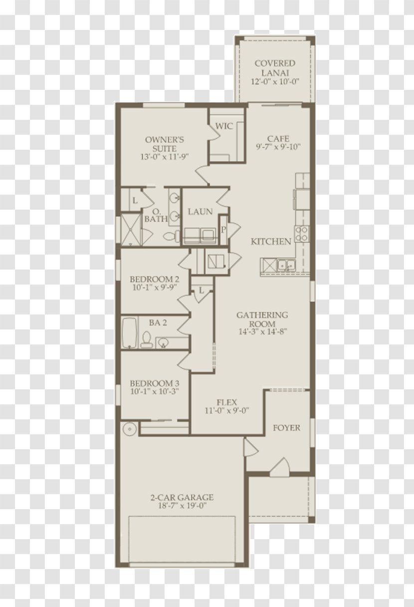 Floor Plan Ruskin Countertop - Media - Park Transparent PNG