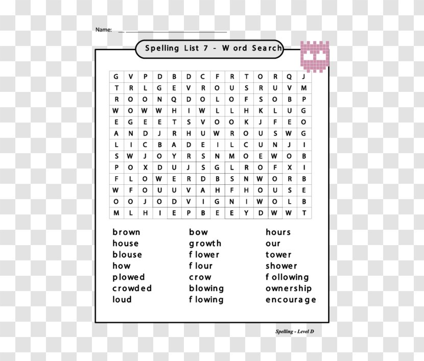 Word Search Scrabble Puzzle Game - Spelling Transparent PNG