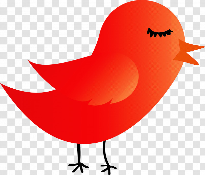 Red Bird Beak Transparent PNG