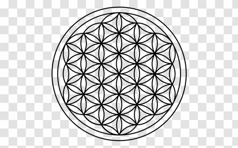 Overlapping Circles Grid Sacred Geometry Metatron Transparent PNG