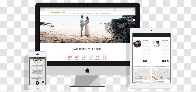 Wedding Invitation Personal Website .com Service - Gadget - Undangan Pernikahan Transparent PNG