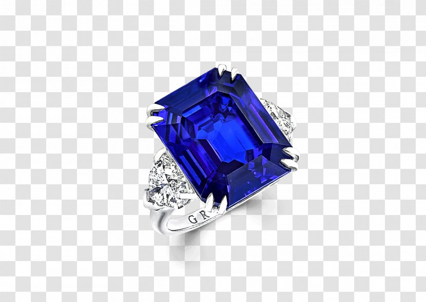 Sapphire Earring Graff Diamonds Jewellery - Blue Transparent PNG