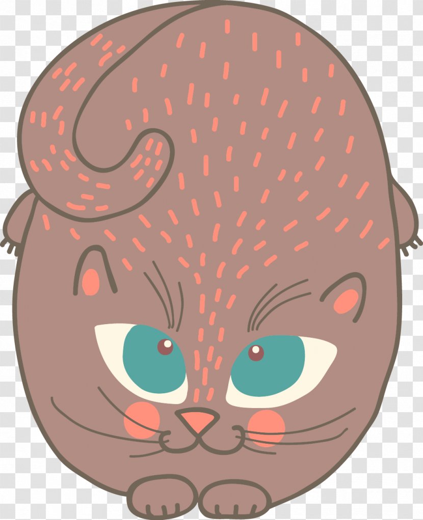 Whiskers Illustration - Flower - Vector Kung Fu Cat Transparent PNG