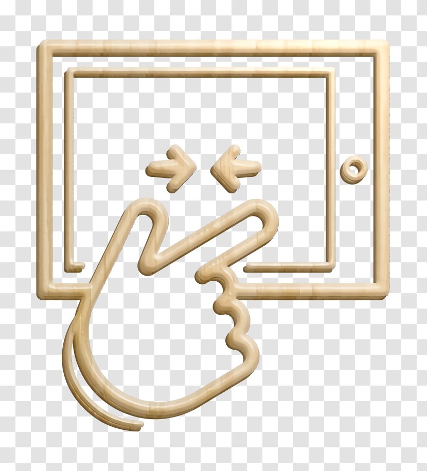 Puzzle Icon - Handheld - Brass Transparent PNG