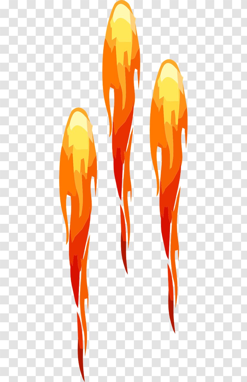 Flame Fireworks Rocket Clip Art - Orange - Fire Ball Transparent PNG