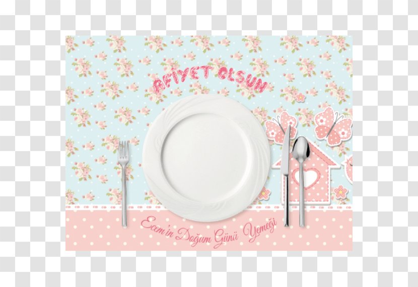 Place Mats Birthday Plate Porcelain Tableware - Dinnerware Set Transparent PNG