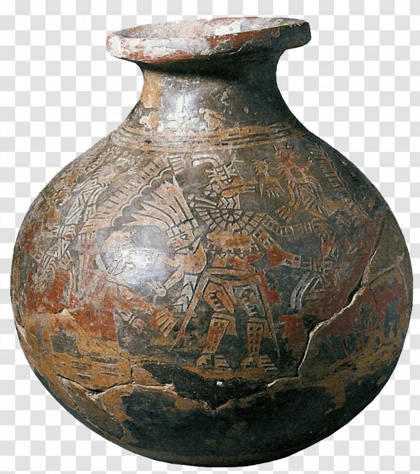 Ceramic Vase Cloisonné Pottery Mesoamerica - Urn Transparent PNG