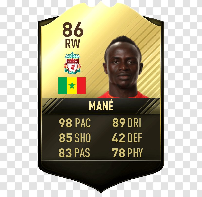 Sadio Mané FIFA 17 18 14 16 - Facial Hair - Mane Transparent PNG