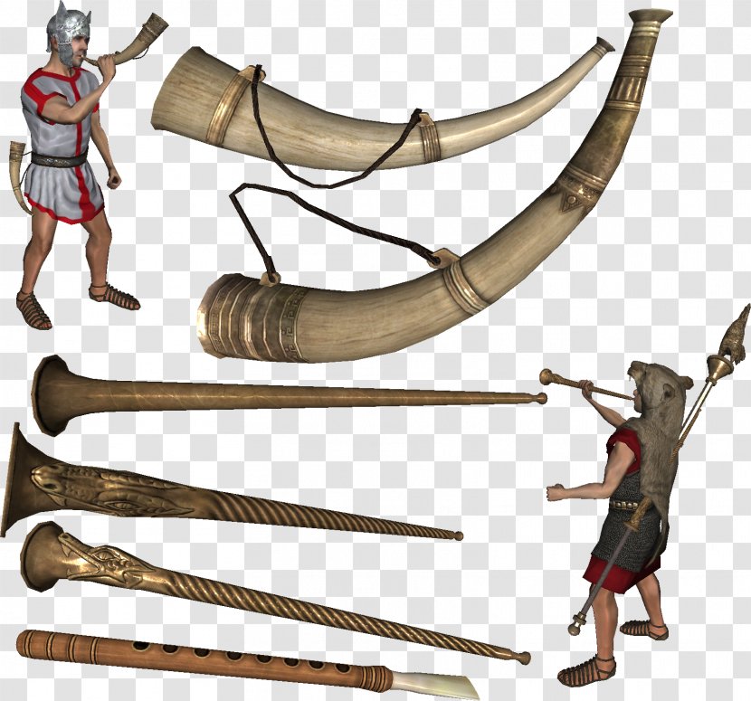Mount & Blade: Warband With Fire Sword Musical Instruments Trumpet - Watercolor - Rome Transparent PNG