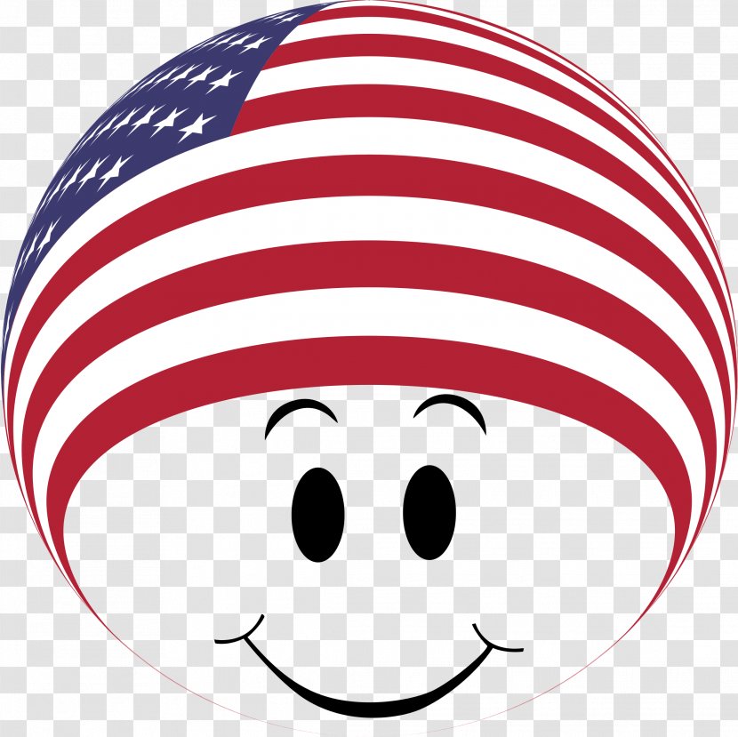 Clip Art Flag Of The United States Smiley Openclipart - Text Messaging - Smileys Transparent PNG