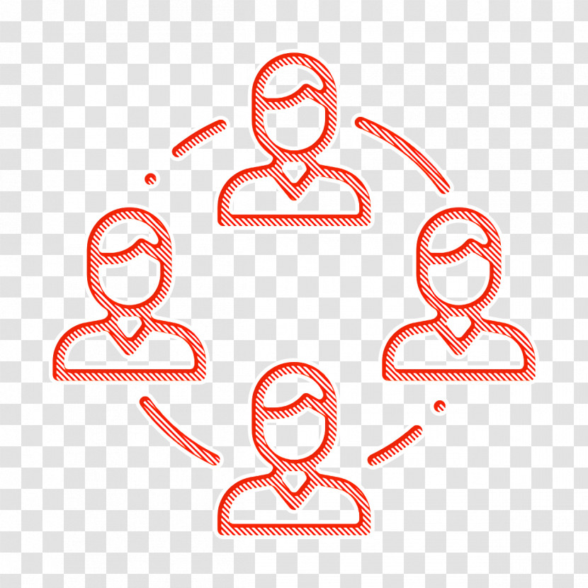 Human Relations And Emotions Icon Teamwork Icon Transparent PNG