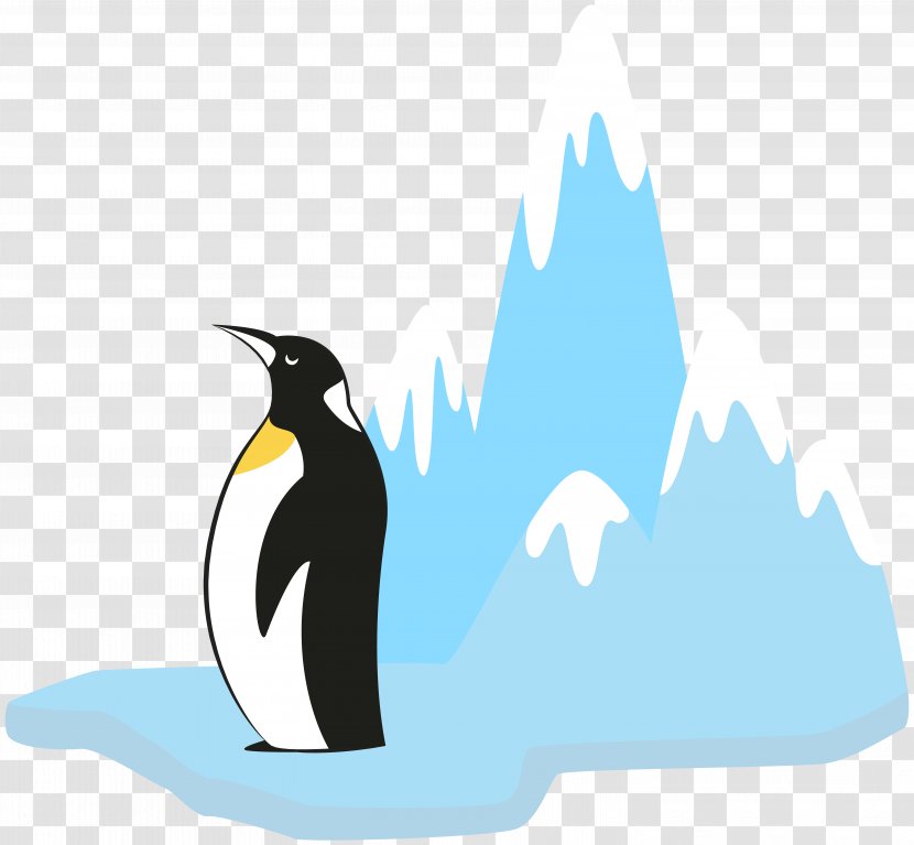 King Penguin Glacier Clip Art - Illustration - On Transparent Image Transparent PNG