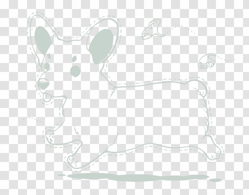 Paper White Paw Pattern - Vector Coco Dog Transparent PNG