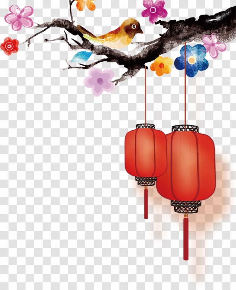 Chinese New Year Watercolor Painting Clip Art - Festival Transparent PNG