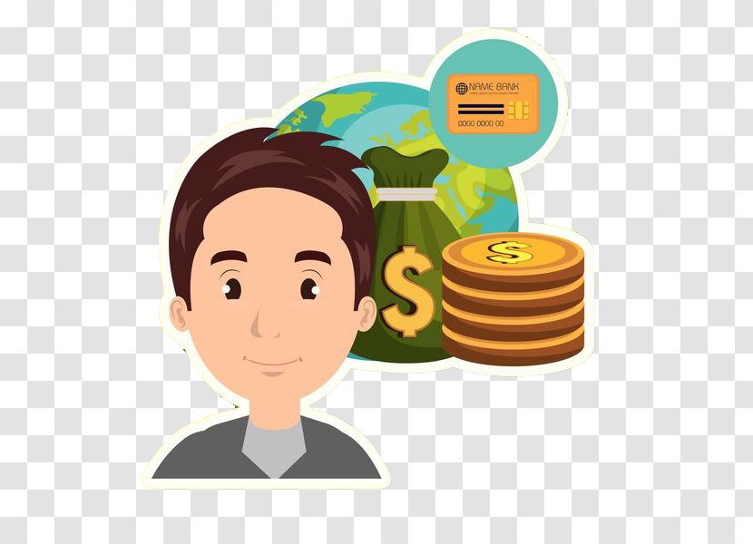 Coin Money Photography Illustration - Play - Business Man Transparent PNG