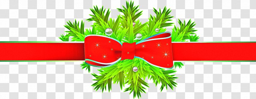 Christmas Tree Ribbon - Gift - Spruce Transparent PNG