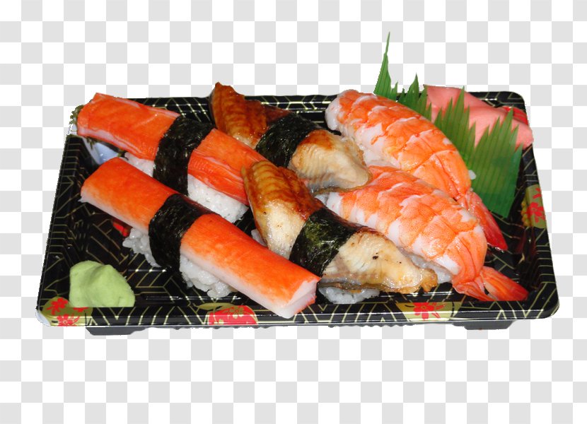 California Roll Sashimi Gimbap Smoked Salmon Ekiben - Comfort - Palm Top Transparent PNG