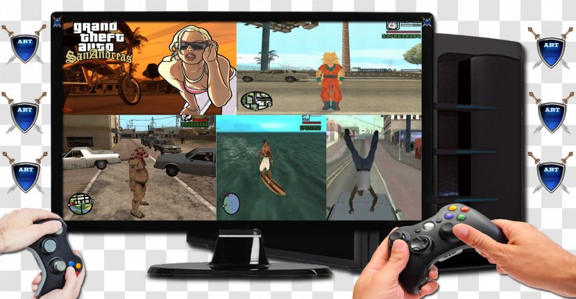 Grand Theft Auto: San Andreas Auto V Video Rockstar Games Personal Computer - Gadget - Gta Transparent PNG