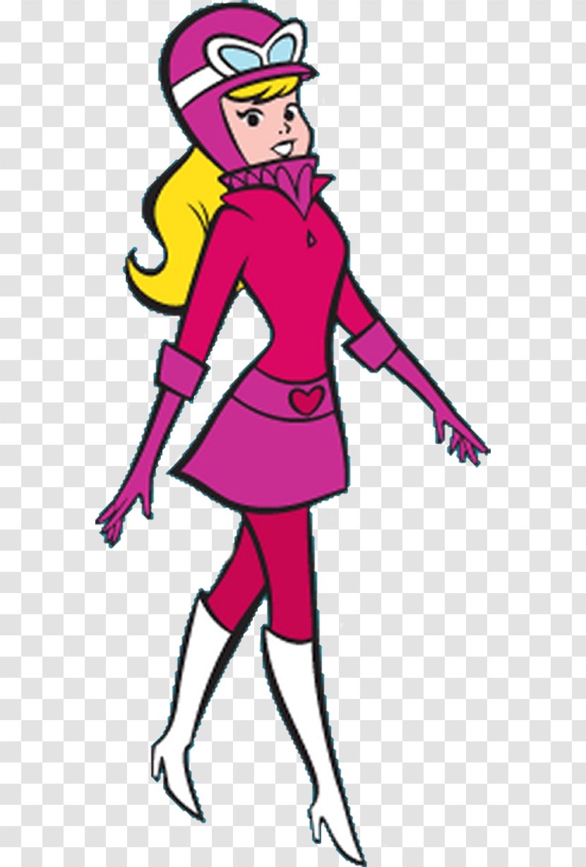 Penelope Pitstop Hanna-Barbera Scooby Doo Animated Series Character - Heart - Watercolor Transparent PNG