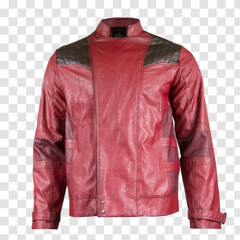 Star-Lord Leather Jacket T-shirt Clothing - Sweater Transparent PNG