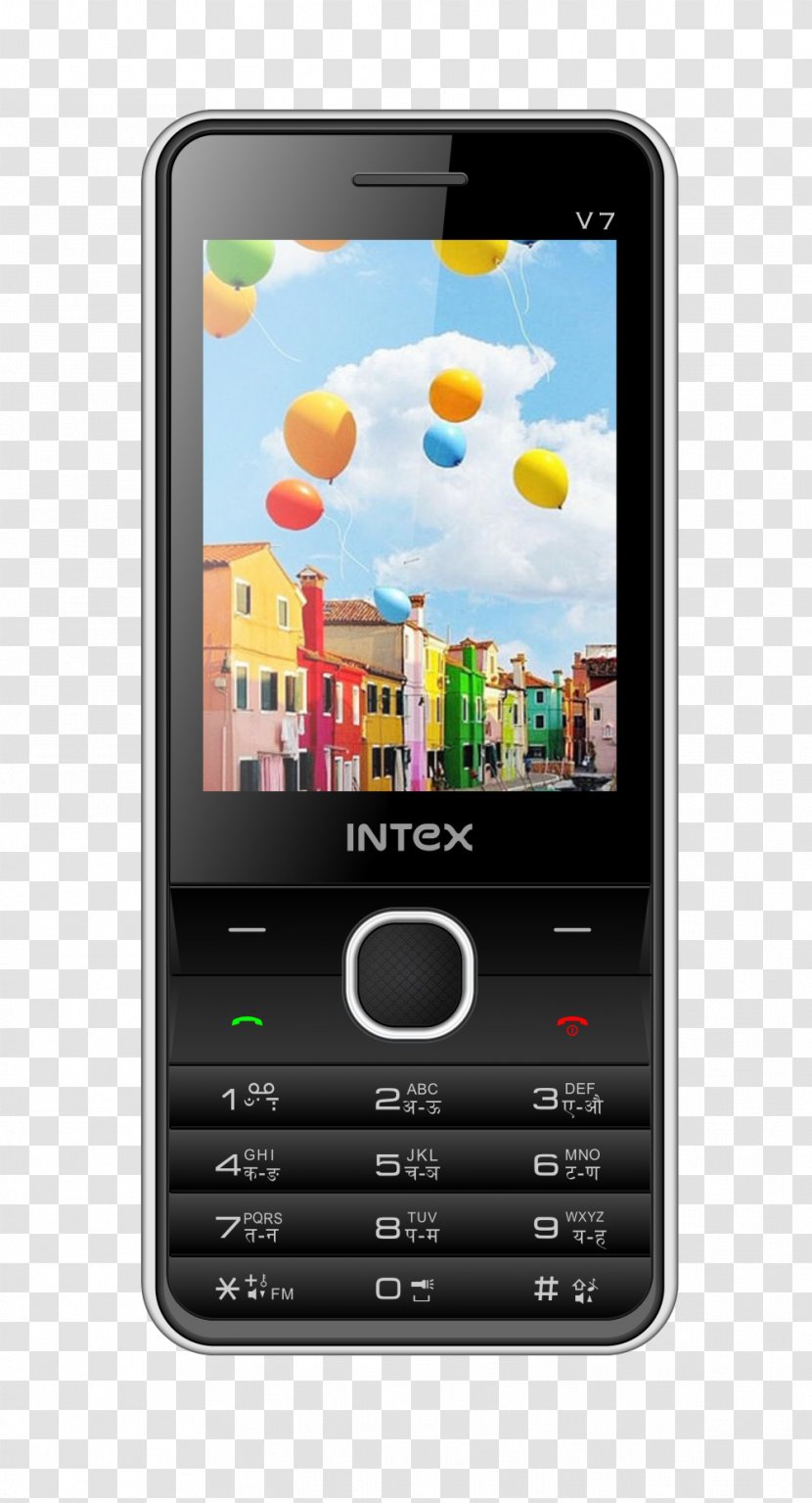 Feature Phone Smartphone Vivo V7 Intex Smart World Handheld Devices - Electronics Transparent PNG