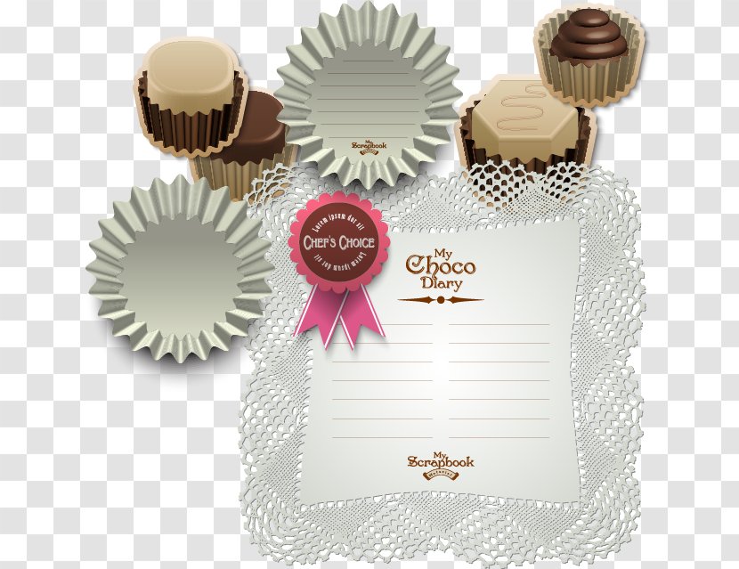 Praline Chocolate Cup - Brand - Hand-painted Cups Transparent PNG
