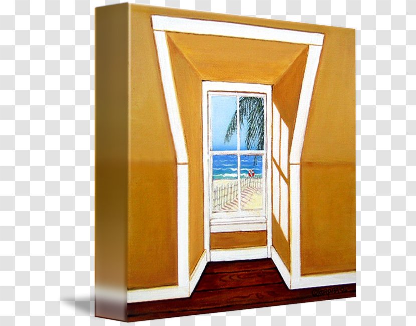 Window Gallery Wrap Beach Canvas Sea - Shore Transparent PNG