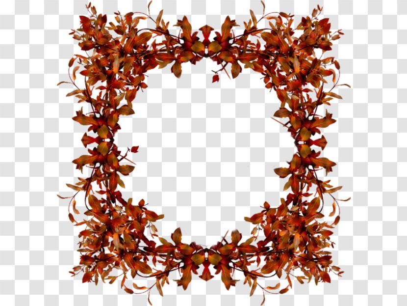 Image Leaf Orange - Wreath Transparent PNG