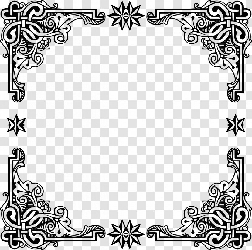 Borders And Frames Picture Clip Art - Retro Style - Line Transparent PNG