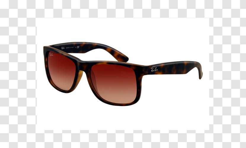 Ray-Ban Justin Classic Sunglasses Color Mix - Lens Transparent PNG