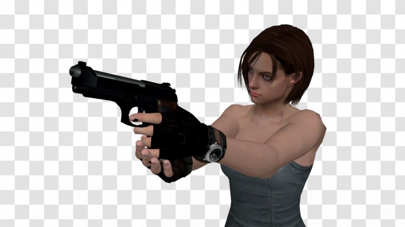 Jill Valentine Resident Evil 4 Shooting - Shoulder Transparent PNG