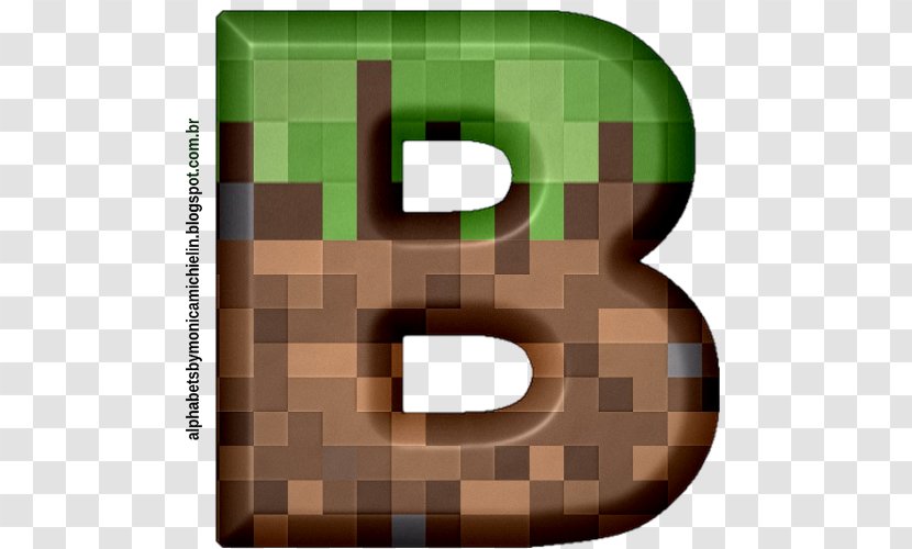 Minecraft Alphabet Letter Word Font - ALPHABET Transparent PNG