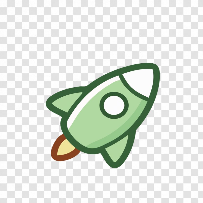 Business Logo YouTube - Organization - Cartoon Green Small Rocket Transparent PNG