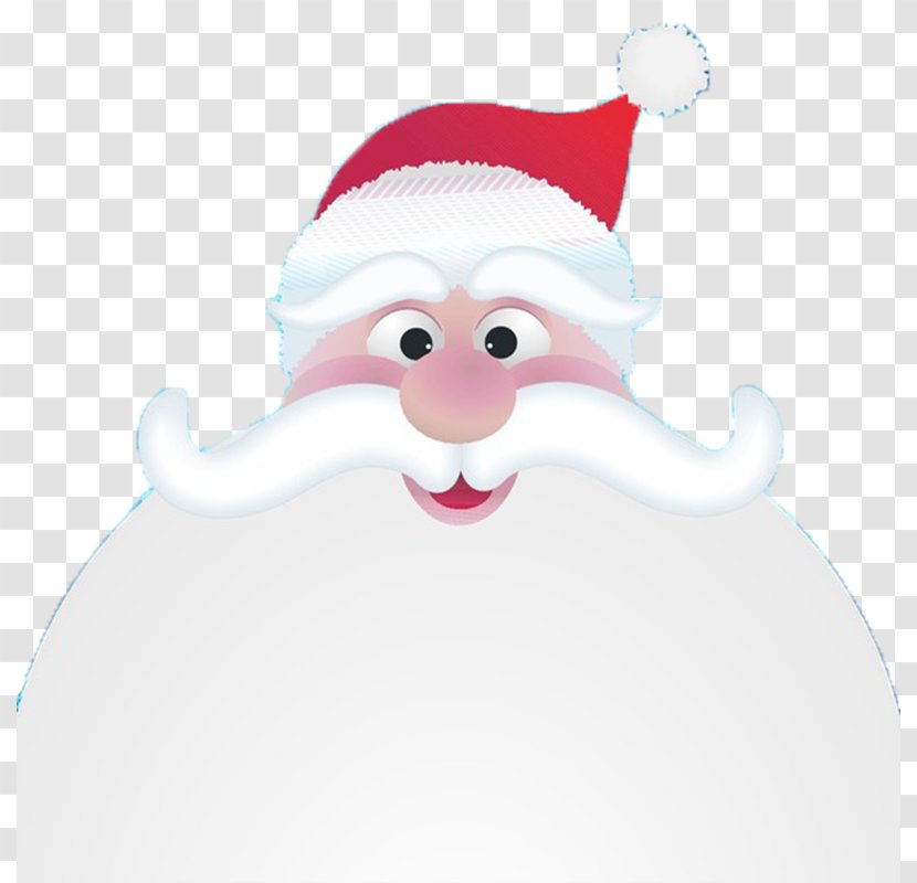 Santa Claus Christmas Ornament Wallpaper - Red Transparent PNG